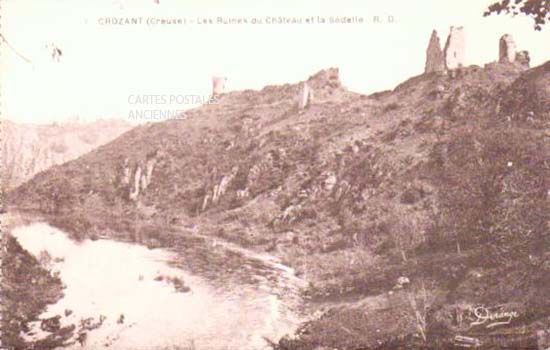 Cartes postales anciennes > CARTES POSTALES > carte postale ancienne > cartes-postales-ancienne.com Creuse  Crozant