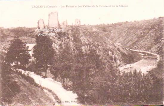 Cartes postales anciennes > CARTES POSTALES > carte postale ancienne > cartes-postales-ancienne.com Creuse  Crozant