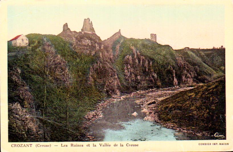 Cartes postales anciennes > CARTES POSTALES > carte postale ancienne > cartes-postales-ancienne.com Creuse  Crozant