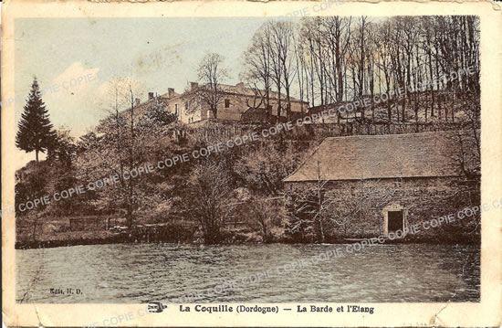 Cartes postales anciennes > CARTES POSTALES > carte postale ancienne > cartes-postales-ancienne.com Nouvelle aquitaine Dordogne La Coquille