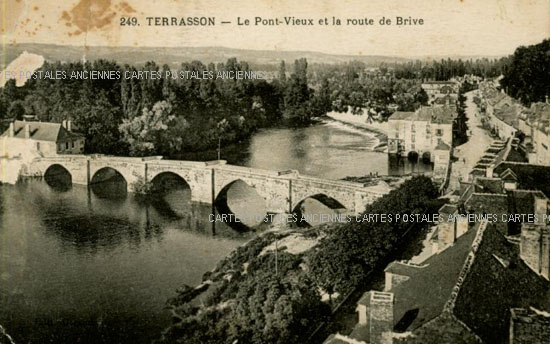 Cartes postales anciennes > CARTES POSTALES > carte postale ancienne > cartes-postales-ancienne.com Nouvelle aquitaine Dordogne Terrasson La Villedieu