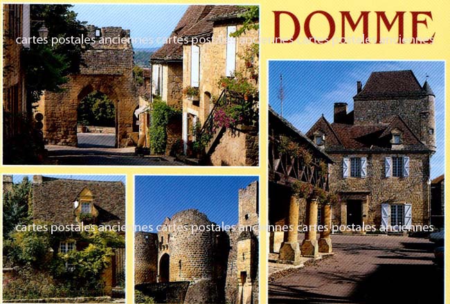 Cartes postales anciennes > CARTES POSTALES > carte postale ancienne > cartes-postales-ancienne.com Dordogne  Domme