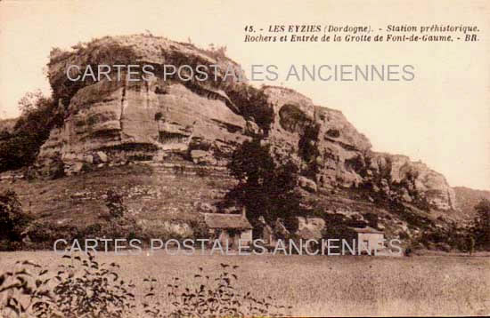 Cartes postales anciennes > CARTES POSTALES > carte postale ancienne > cartes-postales-ancienne.com Nouvelle aquitaine Dordogne Eyzies De Tayac Sireuil