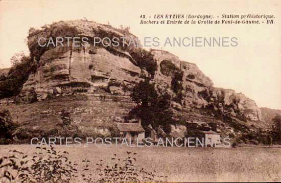 Cartes postales anciennes > CARTES POSTALES > carte postale ancienne > cartes-postales-ancienne.com Dordogne  Eyzies De Tayac Sireuil