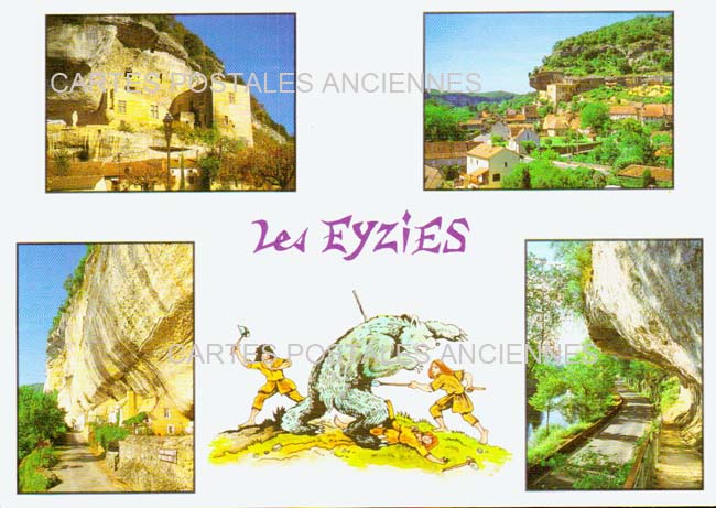 Cartes postales anciennes > CARTES POSTALES > carte postale ancienne > cartes-postales-ancienne.com Dordogne  Eyzies De Tayac Sireuil