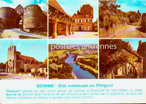 Cartes postales anciennes > CARTES POSTALES > carte postale ancienne > cartes-postales-ancienne.com Nouvelle aquitaine Dordogne Domme