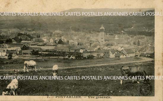 Cartes postales anciennes > CARTES POSTALES > carte postale ancienne > cartes-postales-ancienne.com Bourgogne franche comte Doubs Pontarlier