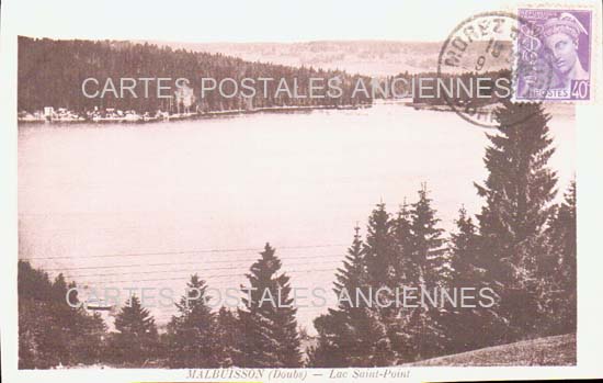 Cartes postales anciennes > CARTES POSTALES > carte postale ancienne > cartes-postales-ancienne.com Bourgogne franche comte Doubs Malbuisson