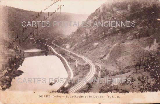 Cartes postales anciennes > CARTES POSTALES > carte postale ancienne > cartes-postales-ancienne.com Bourgogne franche comte Doubs Deluz