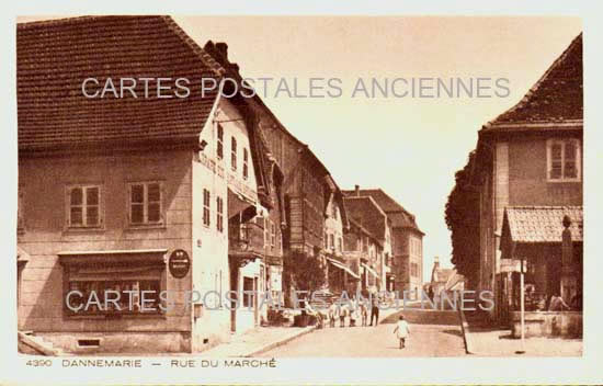 Cartes postales anciennes > CARTES POSTALES > carte postale ancienne > cartes-postales-ancienne.com Haut rhin  Dannemarie