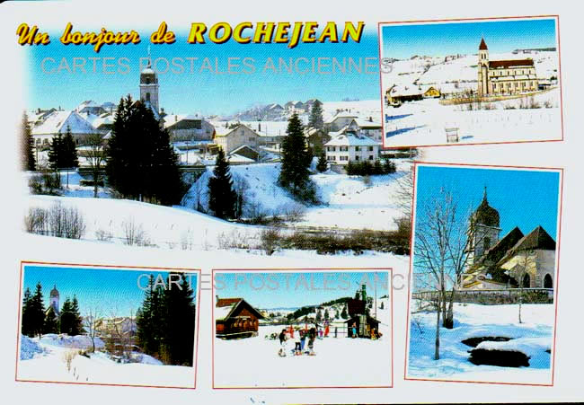Cartes postales anciennes > CARTES POSTALES > carte postale ancienne > cartes-postales-ancienne.com Bourgogne franche comte Doubs Rochejean