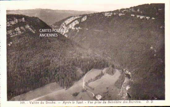 Cartes postales anciennes > CARTES POSTALES > carte postale ancienne > cartes-postales-ancienne.com Bourgogne franche comte Doubs Mouthe