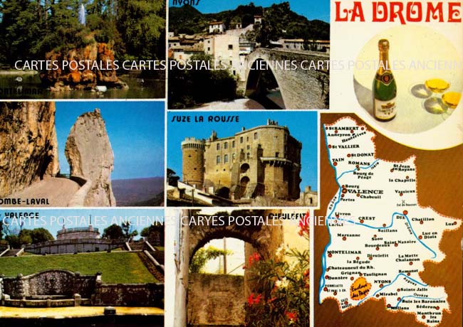 Cartes postales anciennes > CARTES POSTALES > carte postale ancienne > cartes-postales-ancienne.com Auvergne rhone alpes Drome Suze