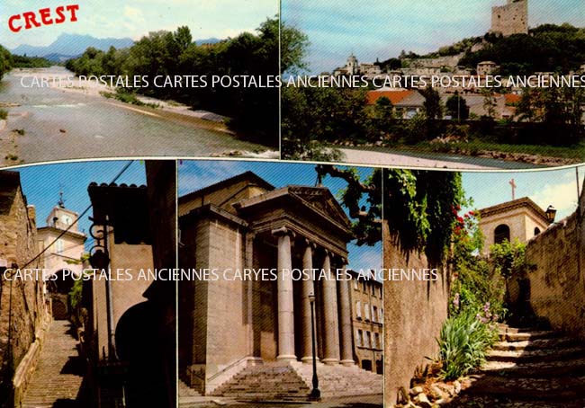 Cartes postales anciennes > CARTES POSTALES > carte postale ancienne > cartes-postales-ancienne.com Auvergne rhone alpes Drome Crest