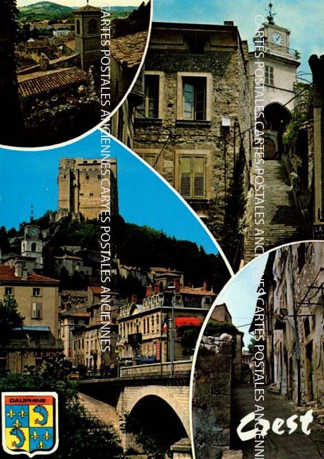 Cartes postales anciennes > CARTES POSTALES > carte postale ancienne > cartes-postales-ancienne.com Auvergne rhone alpes Drome Crest