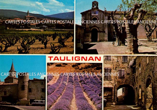 Cartes postales anciennes > CARTES POSTALES > carte postale ancienne > cartes-postales-ancienne.com Auvergne rhone alpes Drome Taulignan
