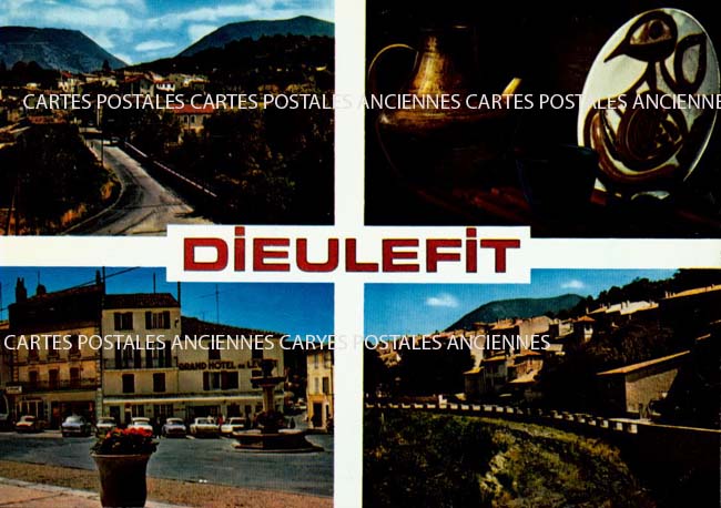 Cartes postales anciennes > CARTES POSTALES > carte postale ancienne > cartes-postales-ancienne.com Auvergne rhone alpes Drome Dieulefit