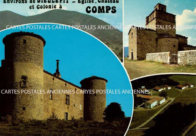 Cartes postales anciennes > CARTES POSTALES > carte postale ancienne > cartes-postales-ancienne.com Auvergne rhone alpes Drome Comps