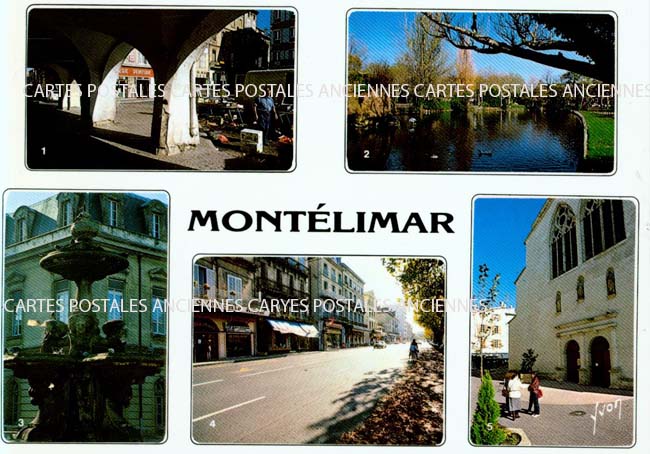 Cartes postales anciennes > CARTES POSTALES > carte postale ancienne > cartes-postales-ancienne.com Auvergne rhone alpes Drome Montelimar