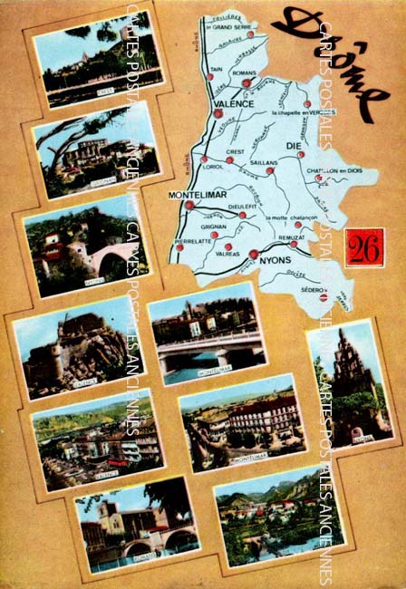 Cartes postales anciennes > CARTES POSTALES > carte postale ancienne > cartes-postales-ancienne.com Auvergne rhone alpes Drome Montelimar