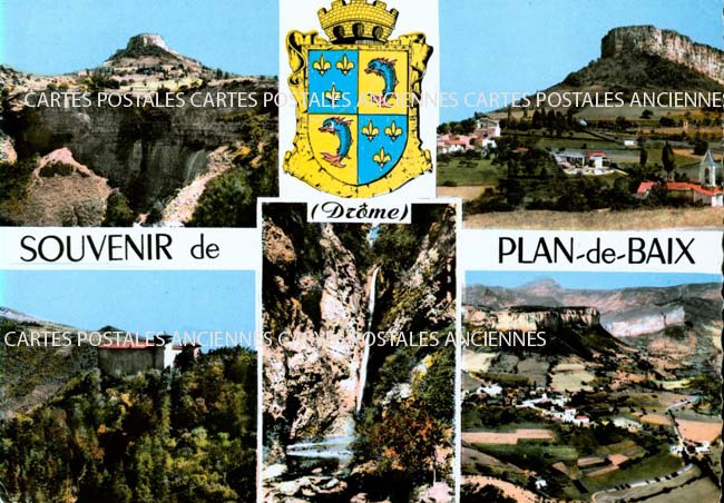 Cartes postales anciennes > CARTES POSTALES > carte postale ancienne > cartes-postales-ancienne.com Auvergne rhone alpes Drome Plan De Baix