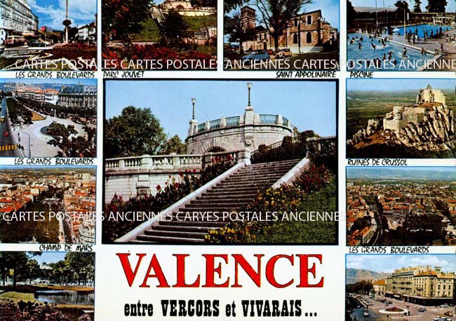 Cartes postales anciennes > CARTES POSTALES > carte postale ancienne > cartes-postales-ancienne.com Auvergne rhone alpes Drome Valence