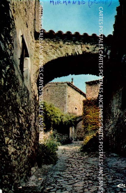 Cartes postales anciennes > CARTES POSTALES > carte postale ancienne > cartes-postales-ancienne.com Auvergne rhone alpes Drome Mirmande