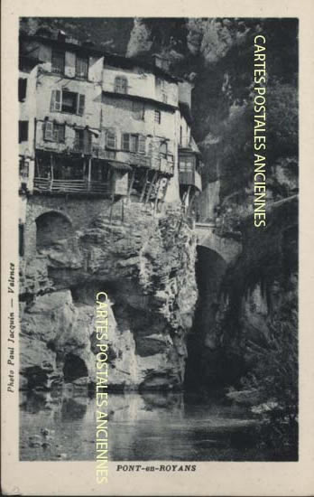 Cartes postales anciennes > CARTES POSTALES > carte postale ancienne > cartes-postales-ancienne.com Isere  Pont En Royans