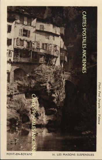 Cartes postales anciennes > CARTES POSTALES > carte postale ancienne > cartes-postales-ancienne.com Isere  Pont En Royans