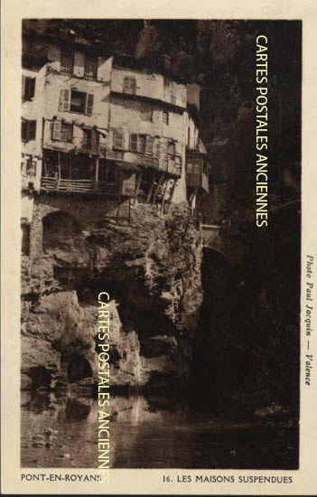 Cartes postales anciennes > CARTES POSTALES > carte postale ancienne > cartes-postales-ancienne.com Isere  Pont En Royans
