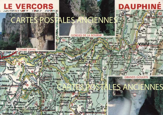 Cartes postales anciennes > CARTES POSTALES > carte postale ancienne > cartes-postales-ancienne.com Auvergne rhone alpes Saint Martin En Vercors