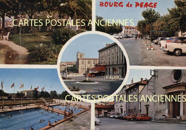 Cartes postales anciennes > CARTES POSTALES > carte postale ancienne > cartes-postales-ancienne.com Auvergne rhone alpes Bourg De Peage