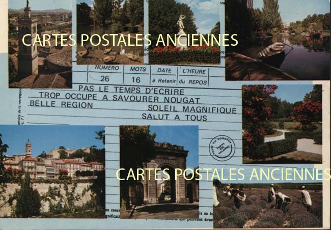 Cartes postales anciennes > CARTES POSTALES > carte postale ancienne > cartes-postales-ancienne.com Auvergne rhone alpes Montelimar