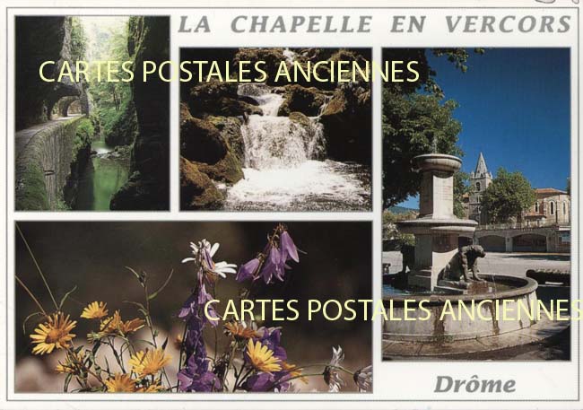Cartes postales anciennes > CARTES POSTALES > carte postale ancienne > cartes-postales-ancienne.com Auvergne rhone alpes La Chapelle En Vercors