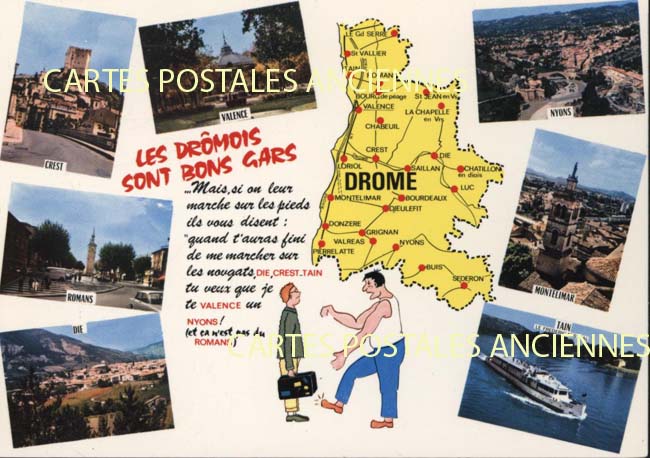 Cartes postales anciennes > CARTES POSTALES > carte postale ancienne > cartes-postales-ancienne.com Auvergne rhone alpes Drome Tain L Hermitage
