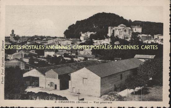 Cartes postales anciennes > CARTES POSTALES > carte postale ancienne > cartes-postales-ancienne.com Auvergne rhone alpes Drome Chabeuil