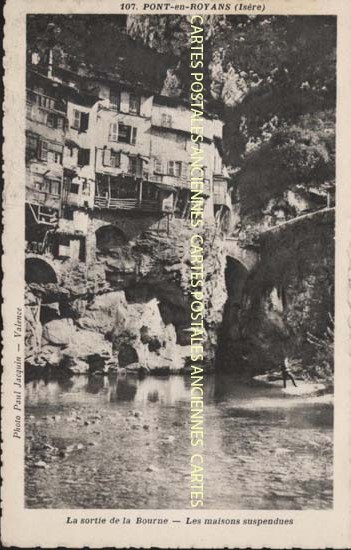 Cartes postales anciennes > CARTES POSTALES > carte postale ancienne > cartes-postales-ancienne.com Auvergne rhone alpes Isere Pont En Royans