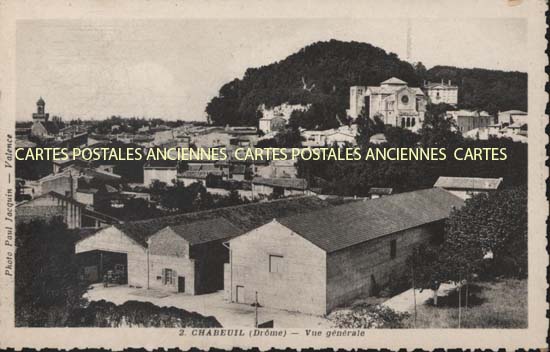 Cartes postales anciennes > CARTES POSTALES > carte postale ancienne > cartes-postales-ancienne.com Auvergne rhone alpes Chabeuil