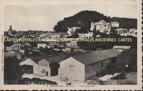 Cartes postales anciennes > CARTES POSTALES > carte postale ancienne > cartes-postales-ancienne.com Auvergne rhone alpes Drome Chabeuil