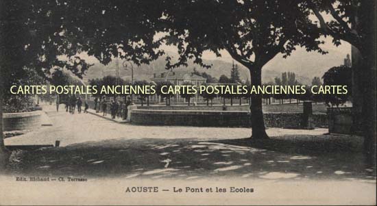 Cartes postales anciennes > CARTES POSTALES > carte postale ancienne > cartes-postales-ancienne.com Auvergne rhone alpes Drome Aouste Sur Sye