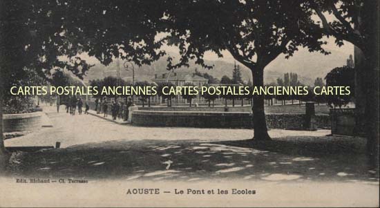 Cartes postales anciennes > CARTES POSTALES > carte postale ancienne > cartes-postales-ancienne.com Auvergne rhone alpes Aouste Sur Sye