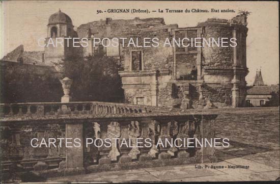 Cartes postales anciennes > CARTES POSTALES > carte postale ancienne > cartes-postales-ancienne.com Auvergne rhone alpes Grignan