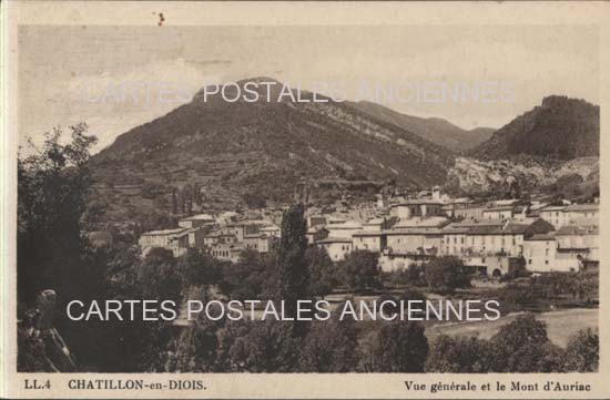 Cartes postales anciennes > CARTES POSTALES > carte postale ancienne > cartes-postales-ancienne.com Auvergne rhone alpes Drome Chatillon En Diois
