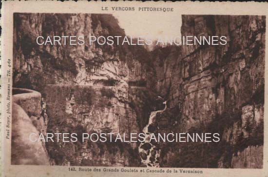Cartes postales anciennes > CARTES POSTALES > carte postale ancienne > cartes-postales-ancienne.com Auvergne rhone alpes La Chapelle En Vercors