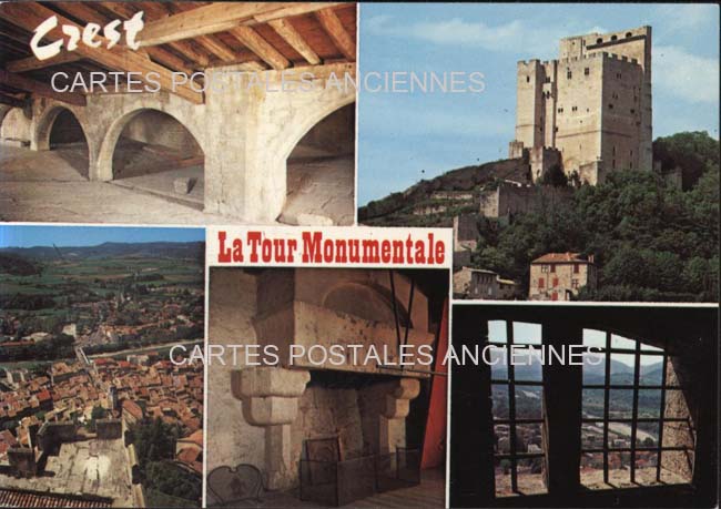 Cartes postales anciennes > CARTES POSTALES > carte postale ancienne > cartes-postales-ancienne.com Auvergne rhone alpes Drome Crest