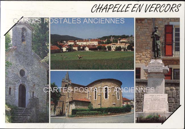 Cartes postales anciennes > CARTES POSTALES > carte postale ancienne > cartes-postales-ancienne.com Auvergne rhone alpes La Chapelle En Vercors