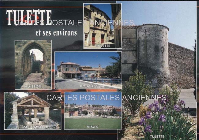 Cartes postales anciennes > CARTES POSTALES > carte postale ancienne > cartes-postales-ancienne.com Auvergne rhone alpes Drome Tulette