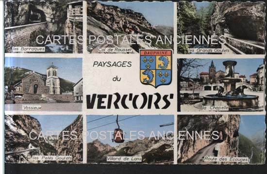 Cartes postales anciennes > CARTES POSTALES > carte postale ancienne > cartes-postales-ancienne.com Auvergne rhone alpes Drome Vassieux En Vercors