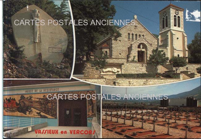 Cartes postales anciennes > CARTES POSTALES > carte postale ancienne > cartes-postales-ancienne.com Auvergne rhone alpes Drome Vassieux En Vercors