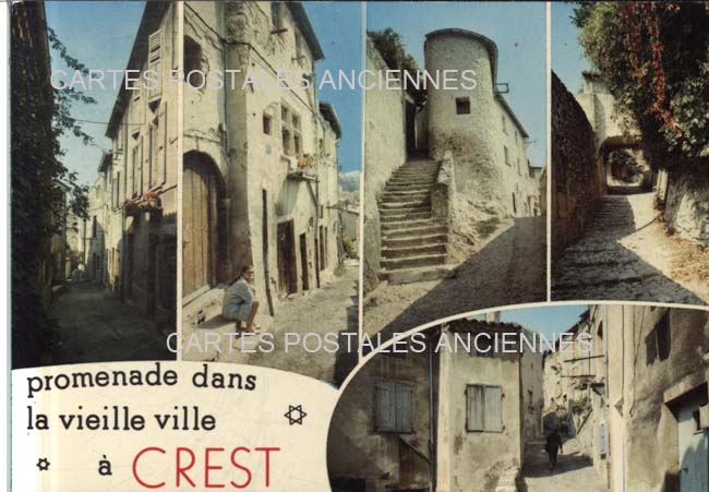 Cartes postales anciennes > CARTES POSTALES > carte postale ancienne > cartes-postales-ancienne.com Auvergne rhone alpes Drome Crest